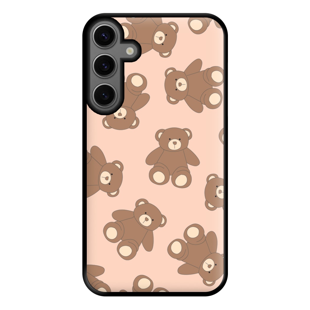 Cartoon Brown Bear Pattern Phone Case for Galaxy S23FE