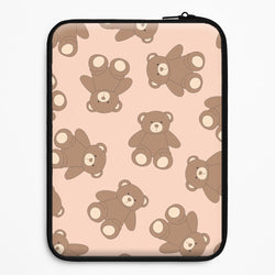 Cartoon Brown Bear Pattern Universal Laptop Sleeve