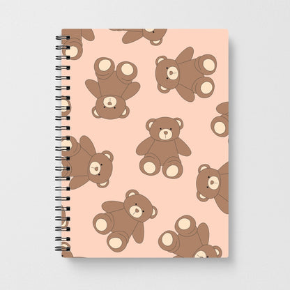 Cartoon Brown Bear Pattern Notebook