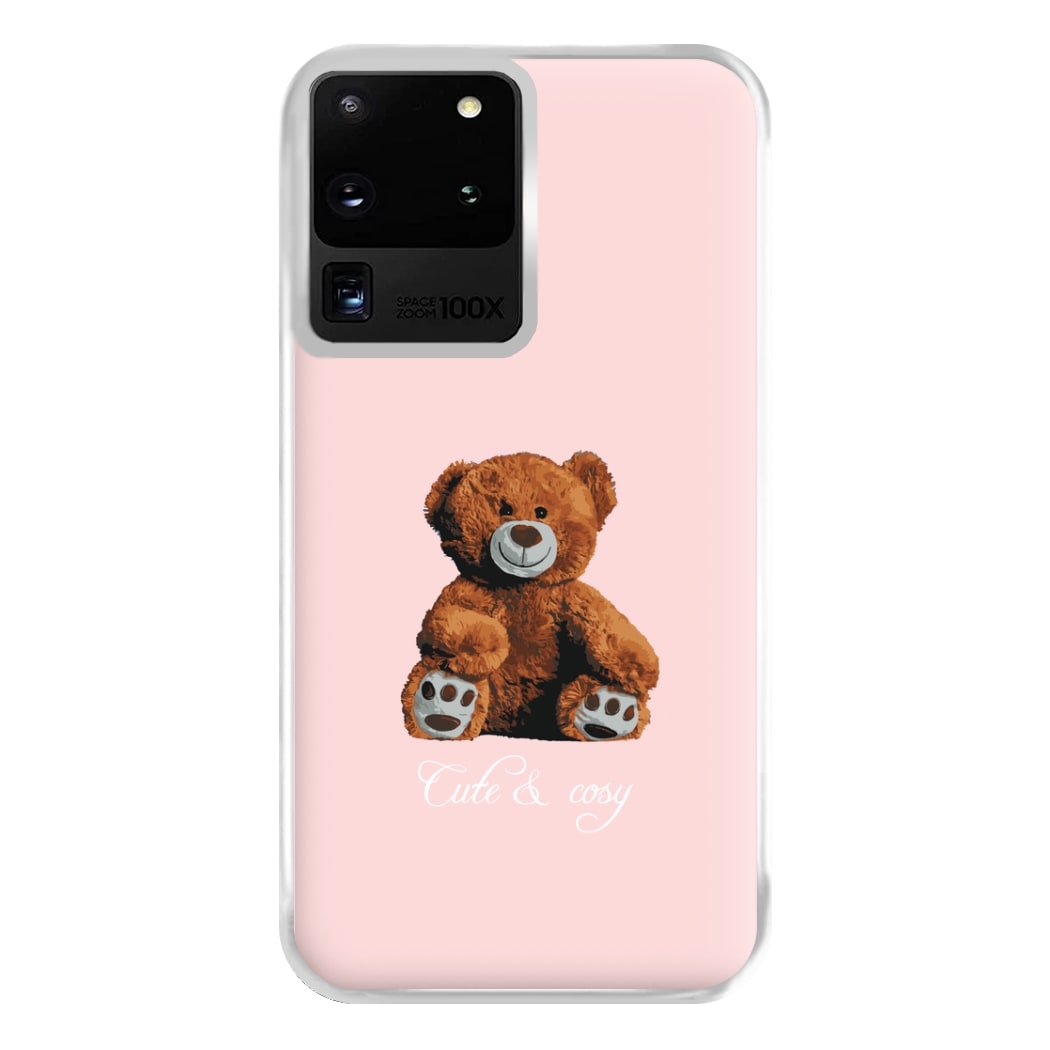 Cute And Cosy Teddy Bear Phone Case for Galaxy S20 Ultra
