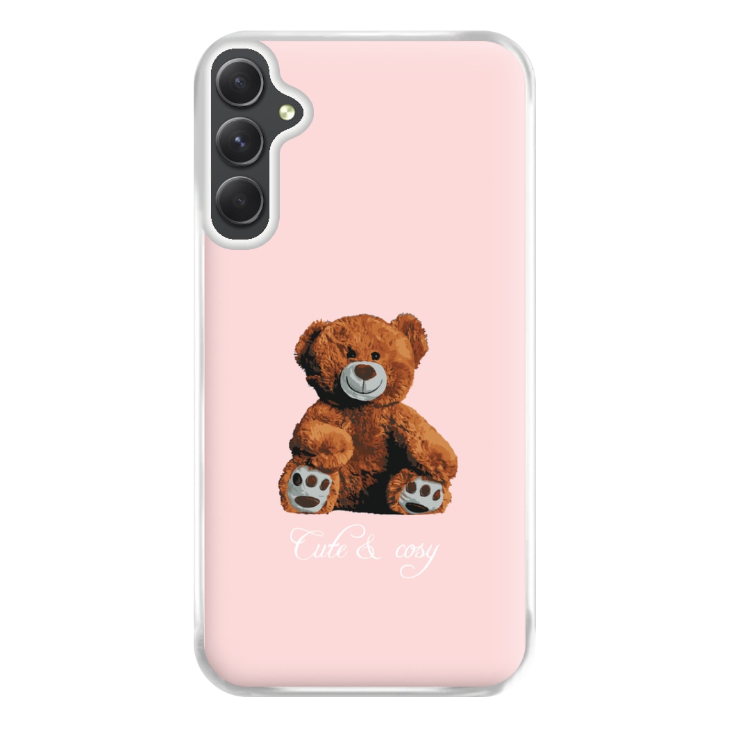 Cute And Cosy Teddy Bear Phone Case for Galaxy A34