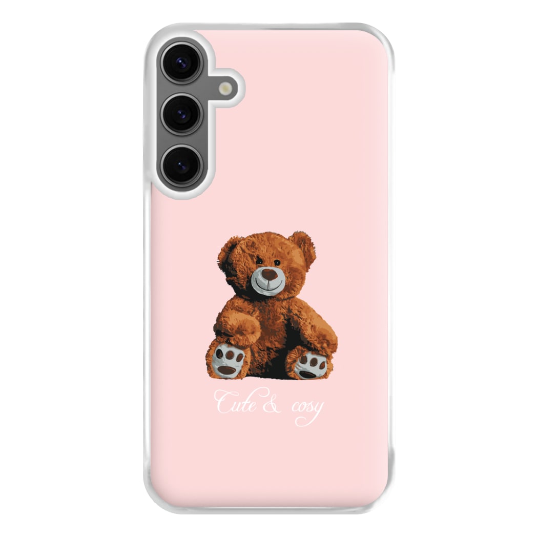 Cute And Cosy Teddy Bear Phone Case for Galaxy S24FE