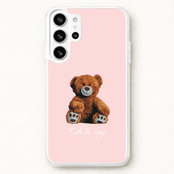Cute And Cosy Teddy Bear Phone Case for Galaxy S26 Ultra