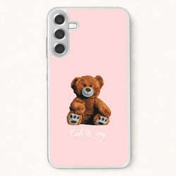 Cute And Cosy Teddy Bear Phone Case for Galaxy A57