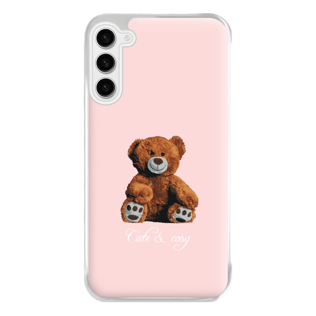 Cute And Cosy Teddy Bear Phone Case for Galaxy S23FE