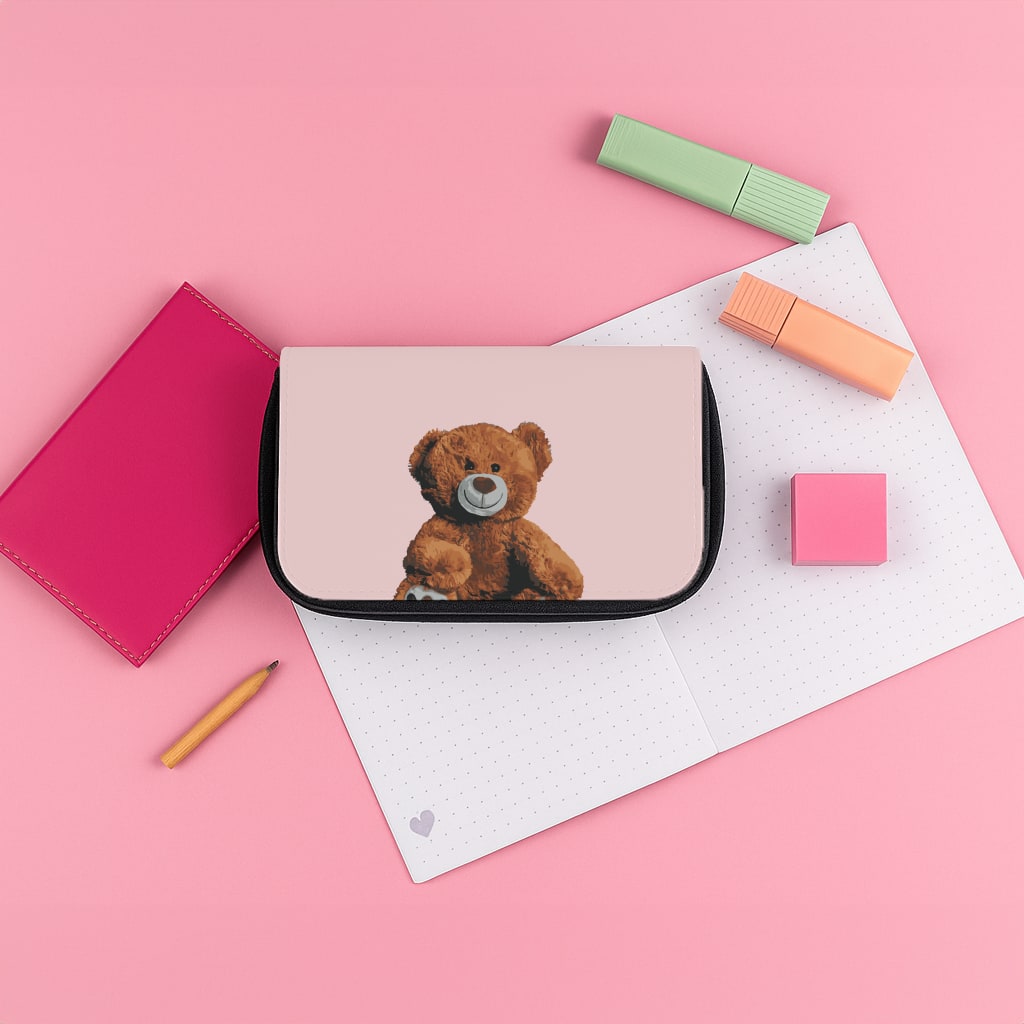 Cute And Cosy Teddy Bear Pencil Case