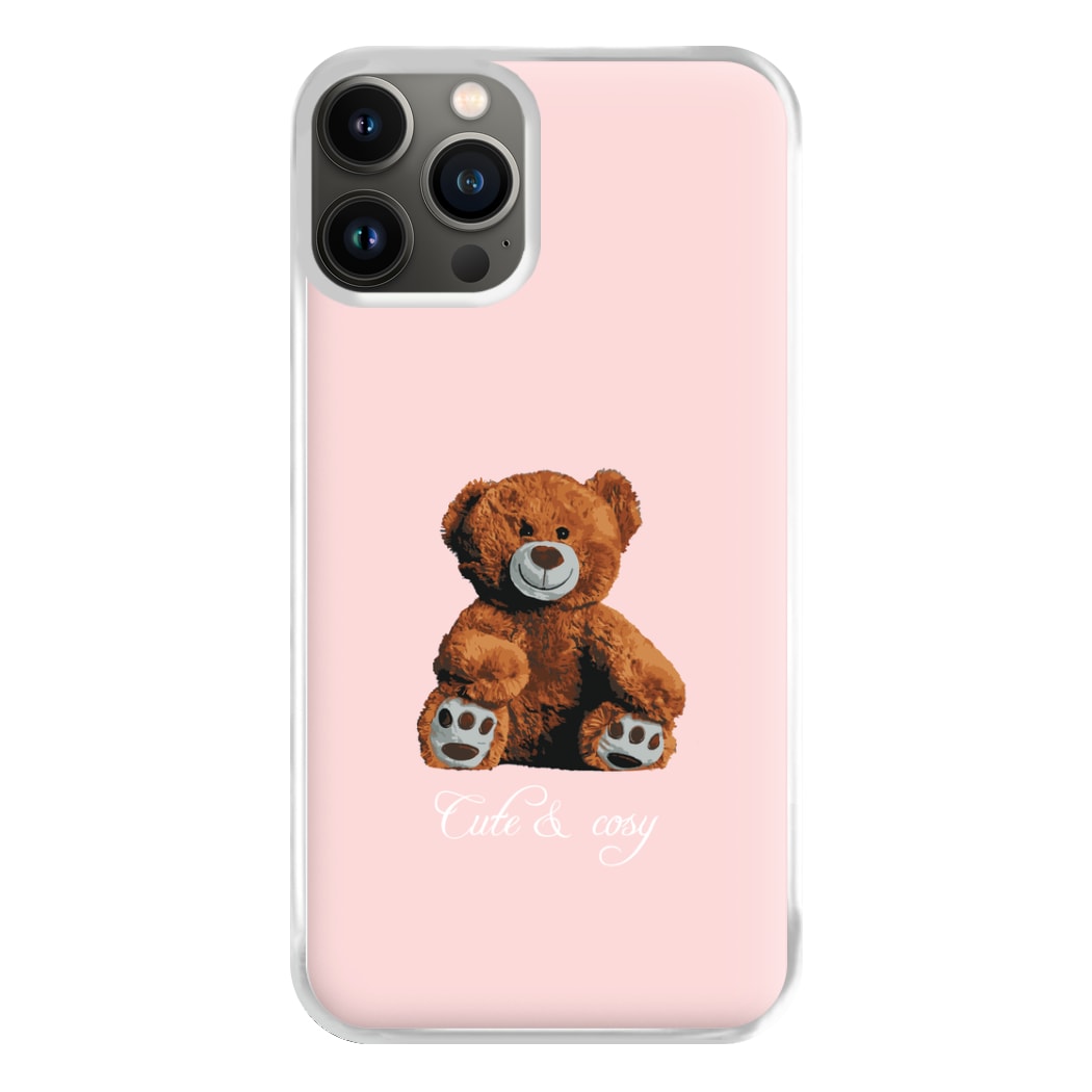 Cute And Cosy Teddy Bear Phone Case for iPhone 11 Pro Max