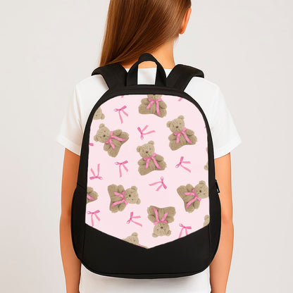 Coquette Teddy Bears And Bows Pattern Backpack