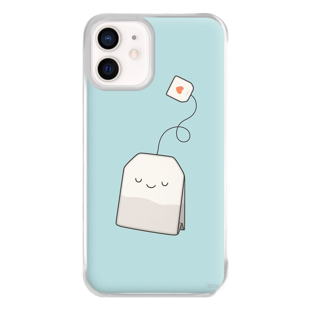 Tea Time - Cartoon Tea Bag Phone Case for iPhone 12 Mini