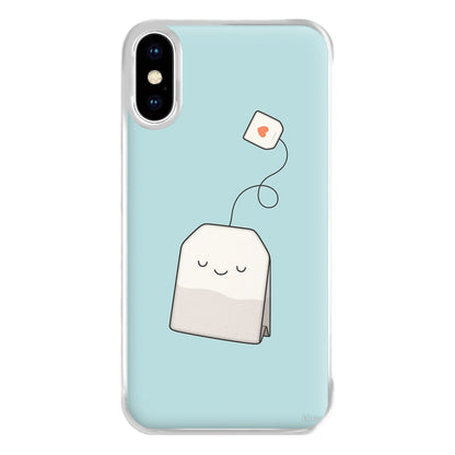 Tea Time - Cartoon Tea Bag Phone Case for iPhone XS Max