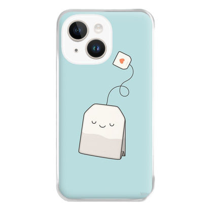 Tea Time - Cartoon Tea Bag Phone Case for iPhone 14 Plus