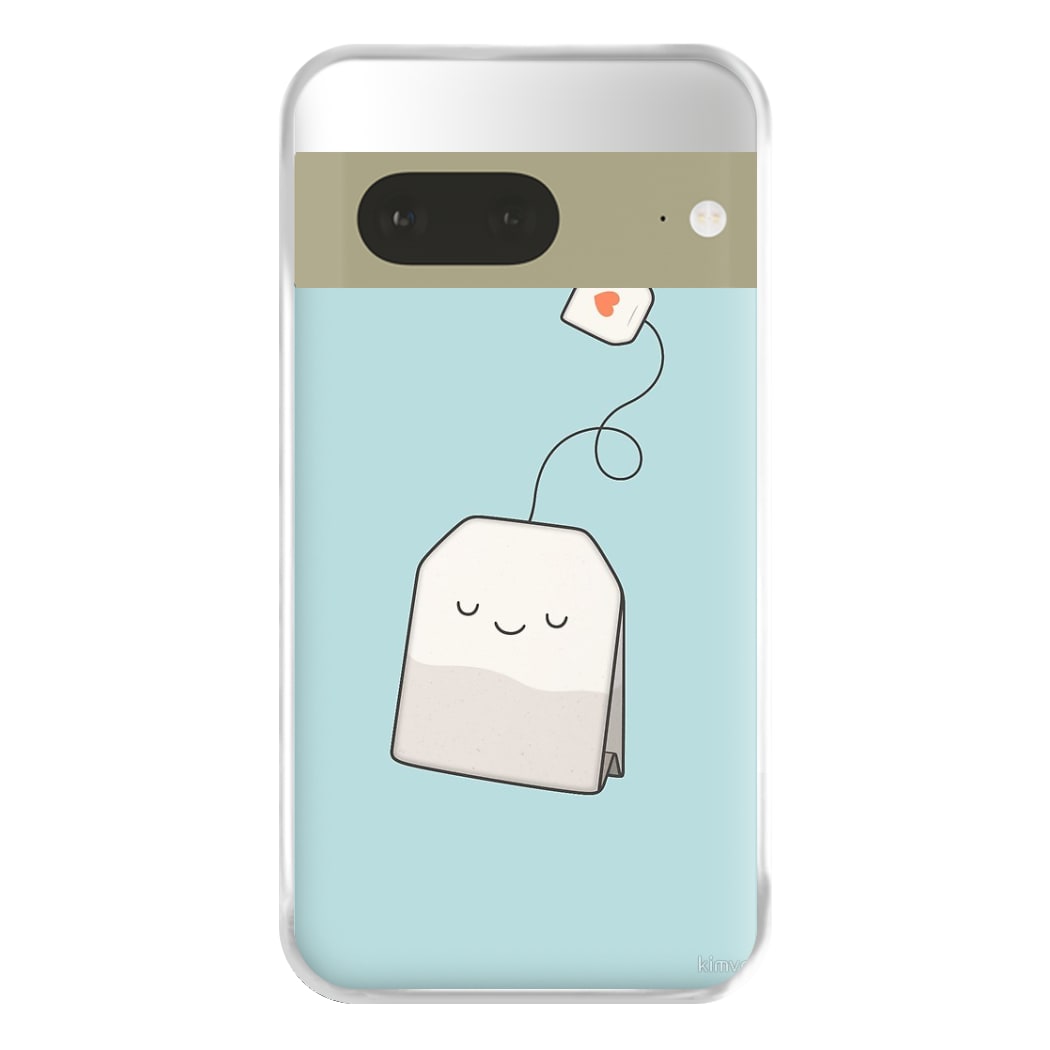 Tea Time - Cartoon Tea Bag Phone Case for Google Pixel 7a