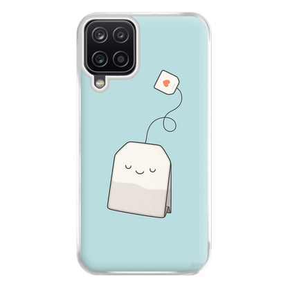 Tea Time - Cartoon Tea Bag Phone Case for Galaxy A12