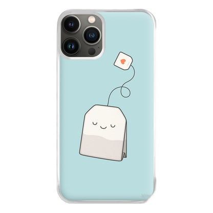 Tea Time - Cartoon Tea Bag Phone Case for iPhone 13 Pro Max