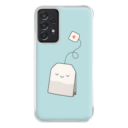 Tea Time - Cartoon Tea Bag Phone Case for Galaxy A52 / A52s