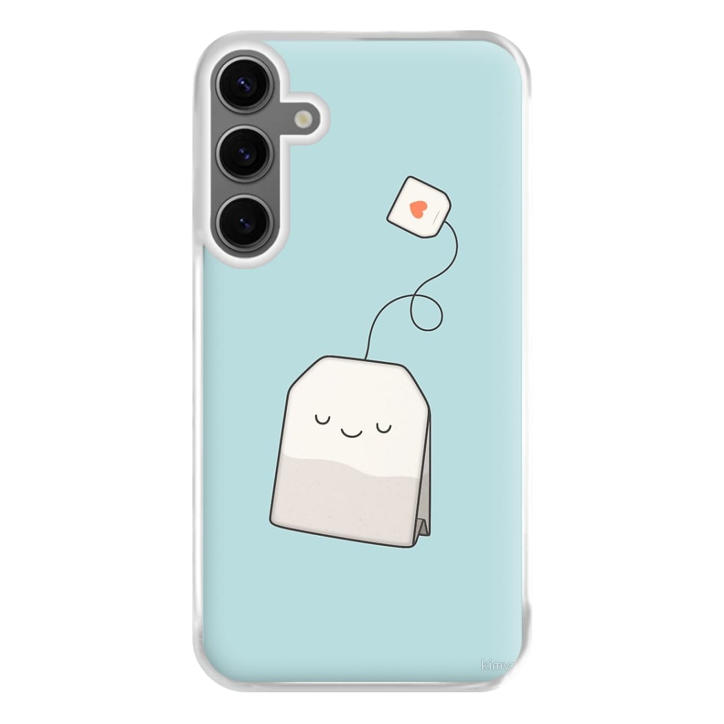 Tea Time - Cartoon Tea Bag Phone Case for Galaxy S24FE