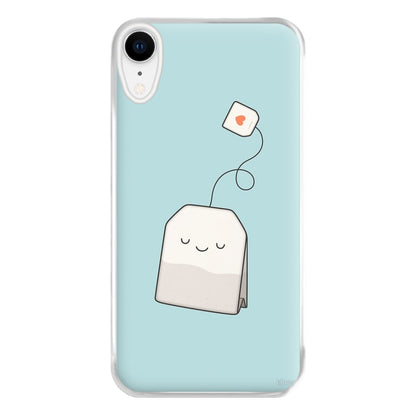 Tea Time - Cartoon Tea Bag Phone Case for iPhone XR