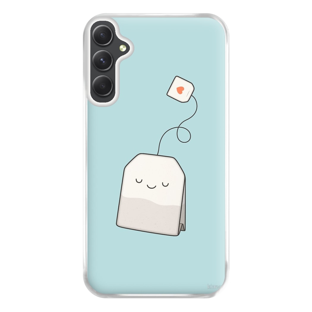 Tea Time - Cartoon Tea Bag Phone Case for Galaxy A54