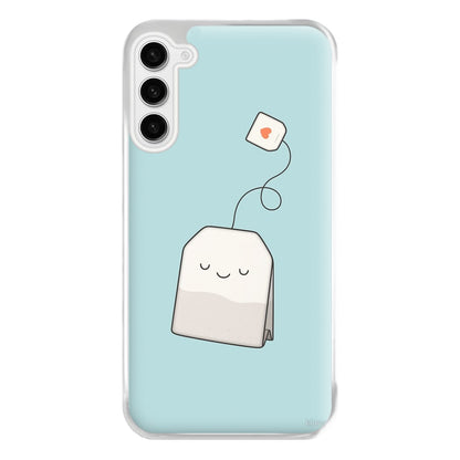 Tea Time - Cartoon Tea Bag Phone Case for Galaxy S23FE