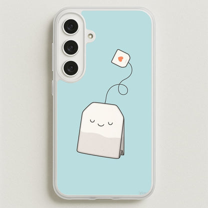 Tea Time - Cartoon Tea Bag Phone Case for Galaxy S25FE