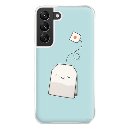 Tea Time - Cartoon Tea Bag Phone Case for Galaxy S22 Plus