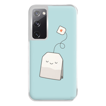 Tea Time - Cartoon Tea Bag Phone Case for Galaxy S20FE