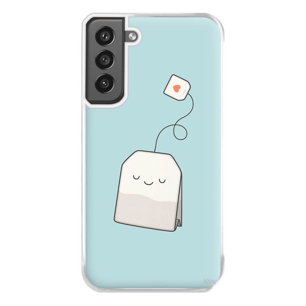 Tea Time - Cartoon Tea Bag Phone Case for Galaxy S21FE