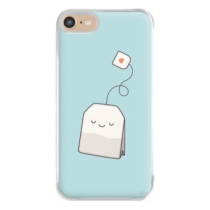 Tea Time - Cartoon Tea Bag Phone Case for iPhone 6 / 7 / 8 / SE