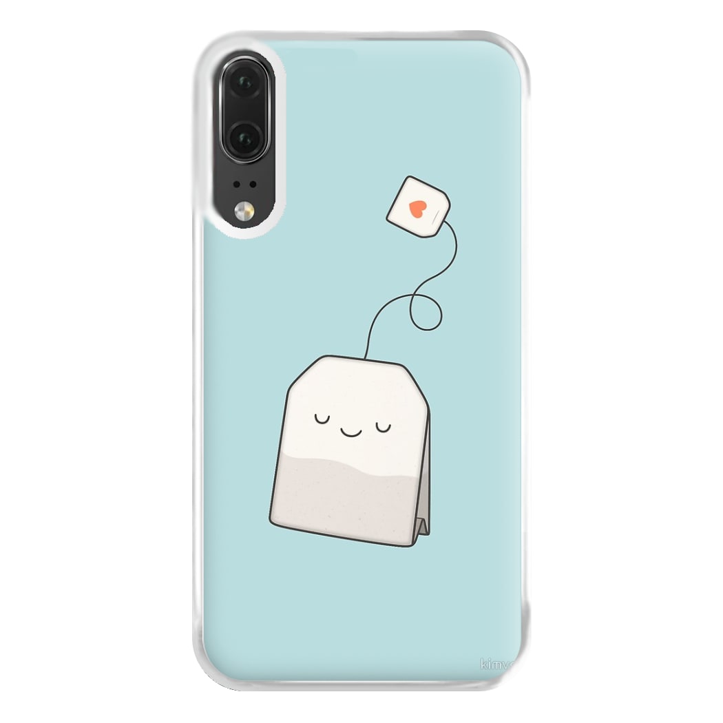 Tea Time - Cartoon Tea Bag Phone Case for Huawei P20