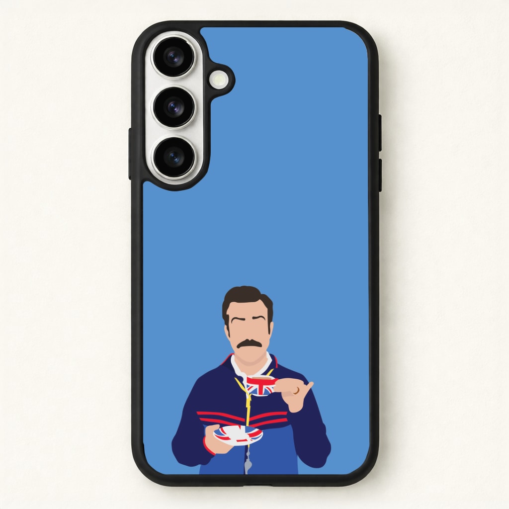 Ted Drinking Tea Phone Case for Galaxy S26 Plus