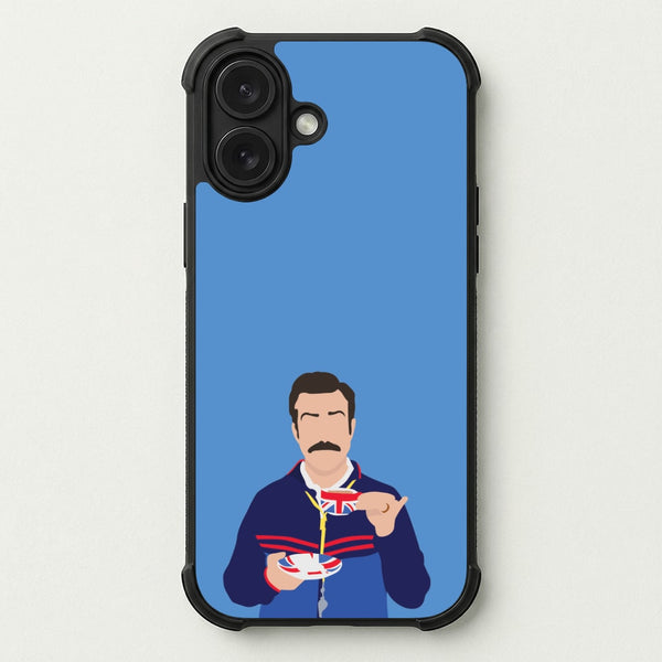 Ted Drinking Tea Phone Case — Bumper case