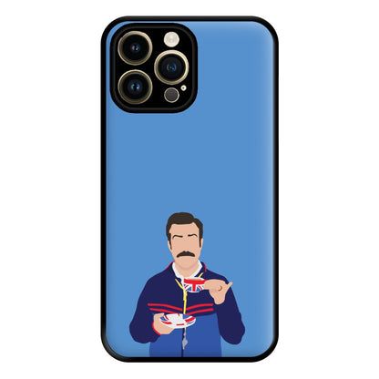 Ted Drinking Tea Phone Case for iPhone 14 Pro Max