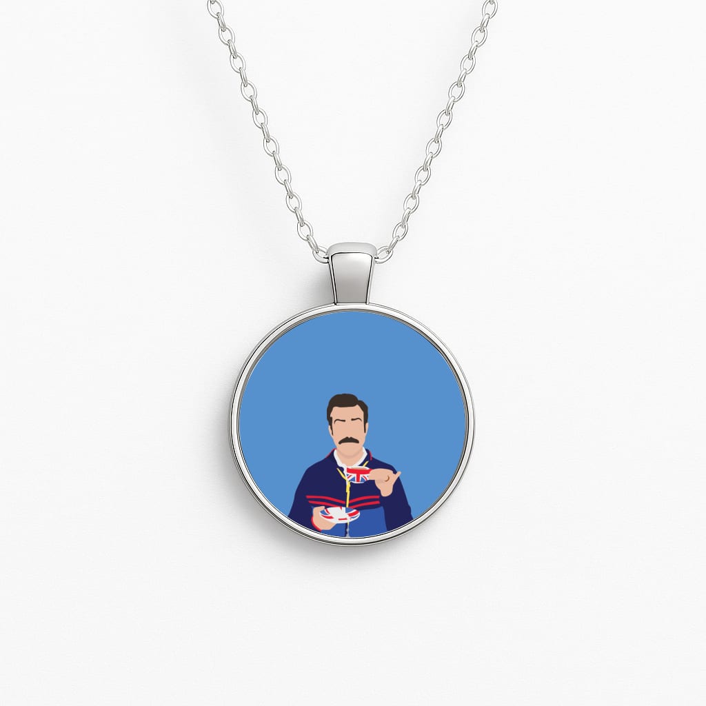 Ted Drinking Tea Necklace