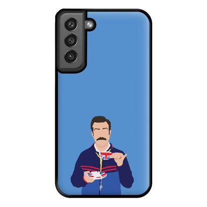 Ted Drinking Tea Phone Case for Galaxy S21FE