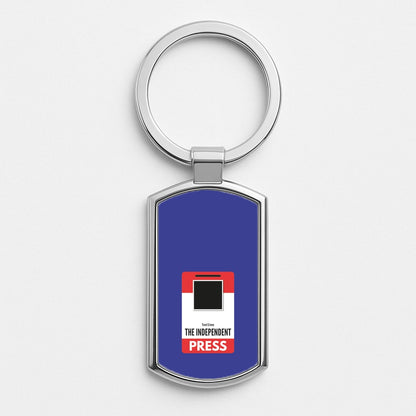The Independent Press Silver Keyring