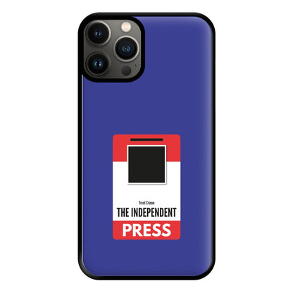 The Independent Press Phone Case for iPhone 13 Pro Max