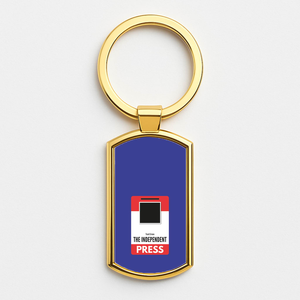 The Independent Press Gold Keyring