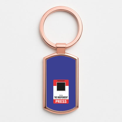 The Independent Press Rose Gold Keyring
