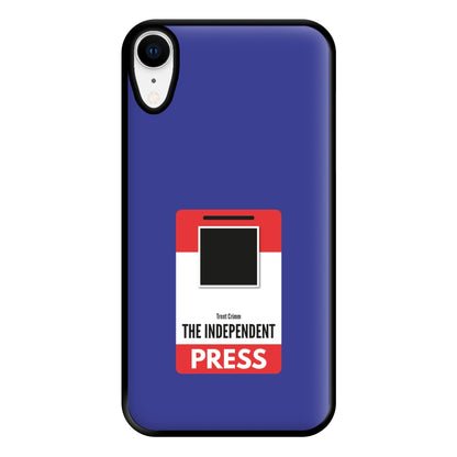 The Independent Press Phone Case for iPhone XR