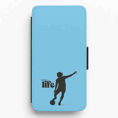 Football Is Life Flip / Wallet Phone Case