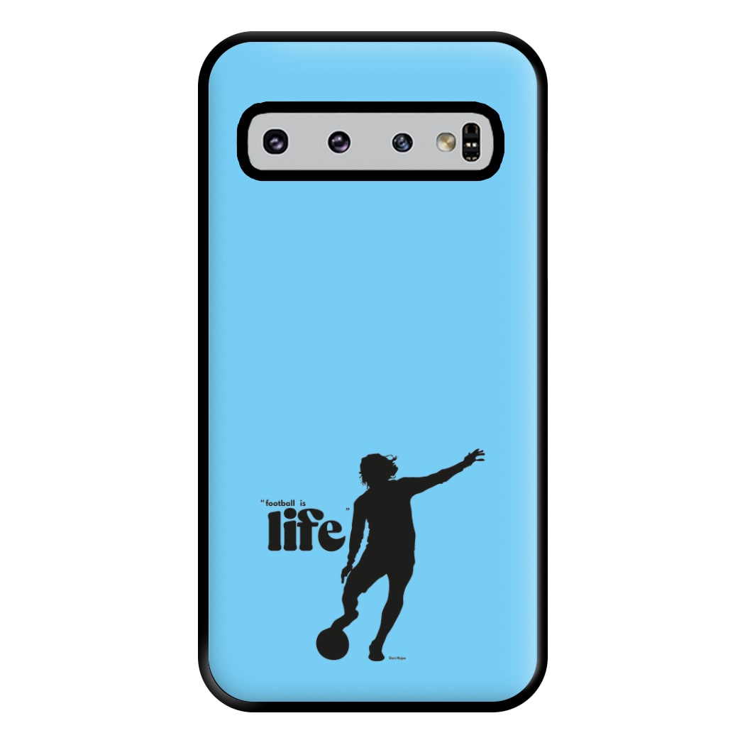 Football Is Life Phone Case for Galaxy S10 Plus