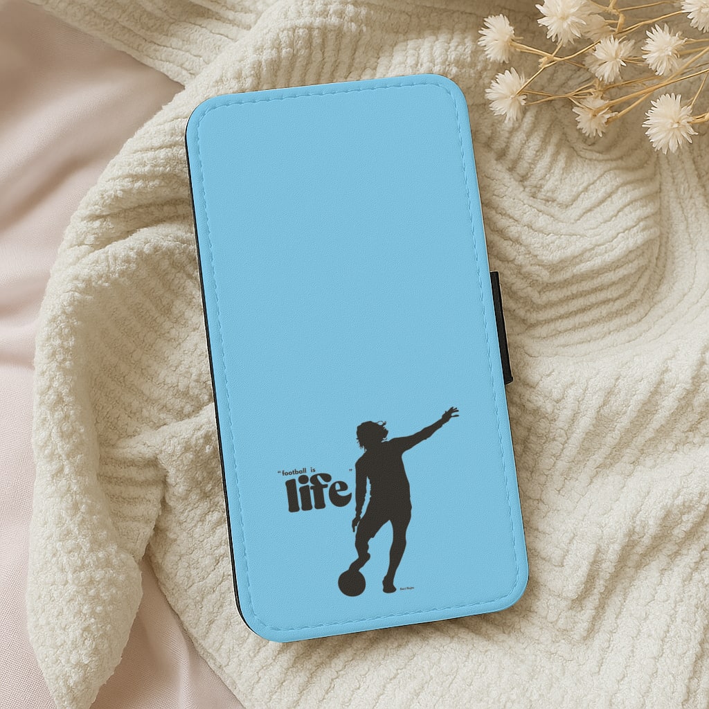 Football Is Life Wallet Phone Case