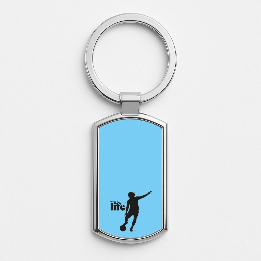 Football Is Life Luxury Keyring