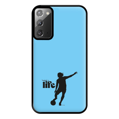 Football Is Life Phone Case for Galaxy Note 20 Ultra