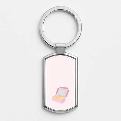 Biscuits Silver Keyring