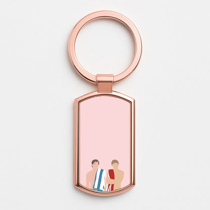 Conrad And Jeremiah - TSITP Rose Gold Keyring