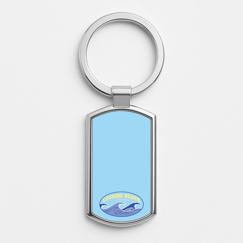 Wave - TSITP Silver Keyring