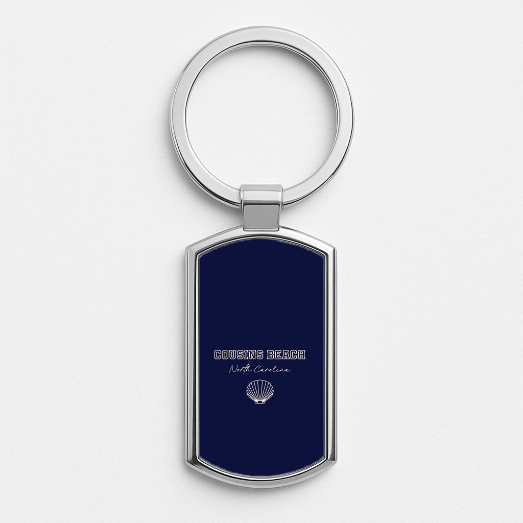 Cousins Beach - TSITP Silver Keyring