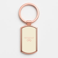 Infinity - TSITP Rose Gold Keyring