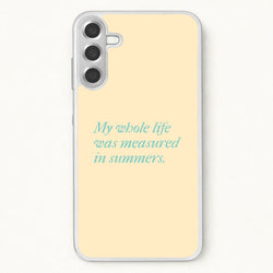 Measured In Summers Phone Case for Galaxy A17